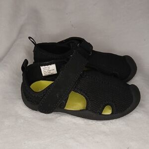 Kids Black and Yellow Shoes